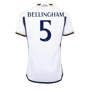 Real Madrid Jude Bellingham #5 Koszulka Podstawowych 2023-24 Krótki Rękaw